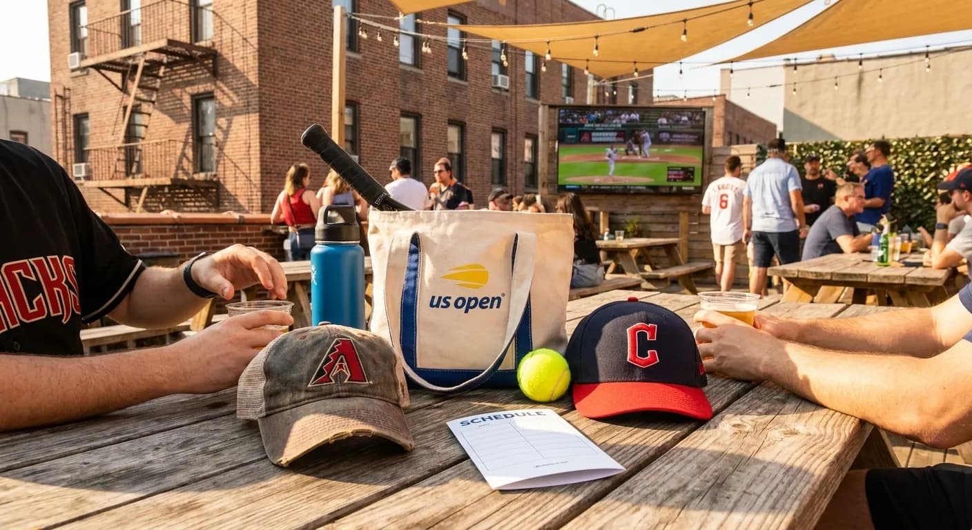 Bright New York local-life cover for Diamondbacks vs Guardians Fans: NYC Rooftop Bars During 2026 Open.