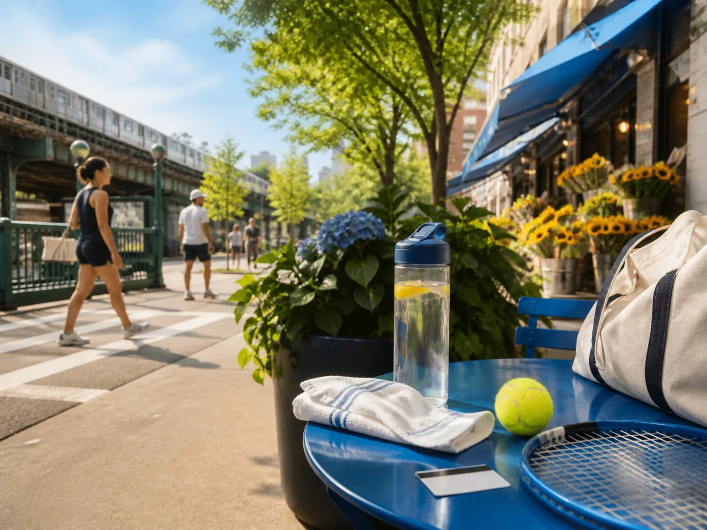 Bright Queens local-life detail for Flood Watch Map For US Open 2026 Cooldown Route Heat Wave.