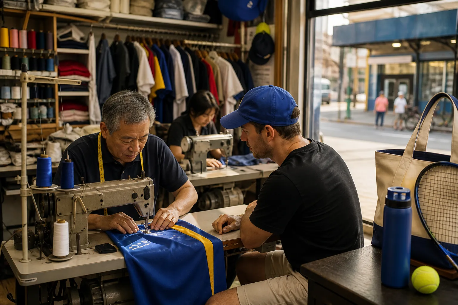 Bright New York local-life cover for PSG Soccer Jersey Tailoring Services Near Queens US Open.