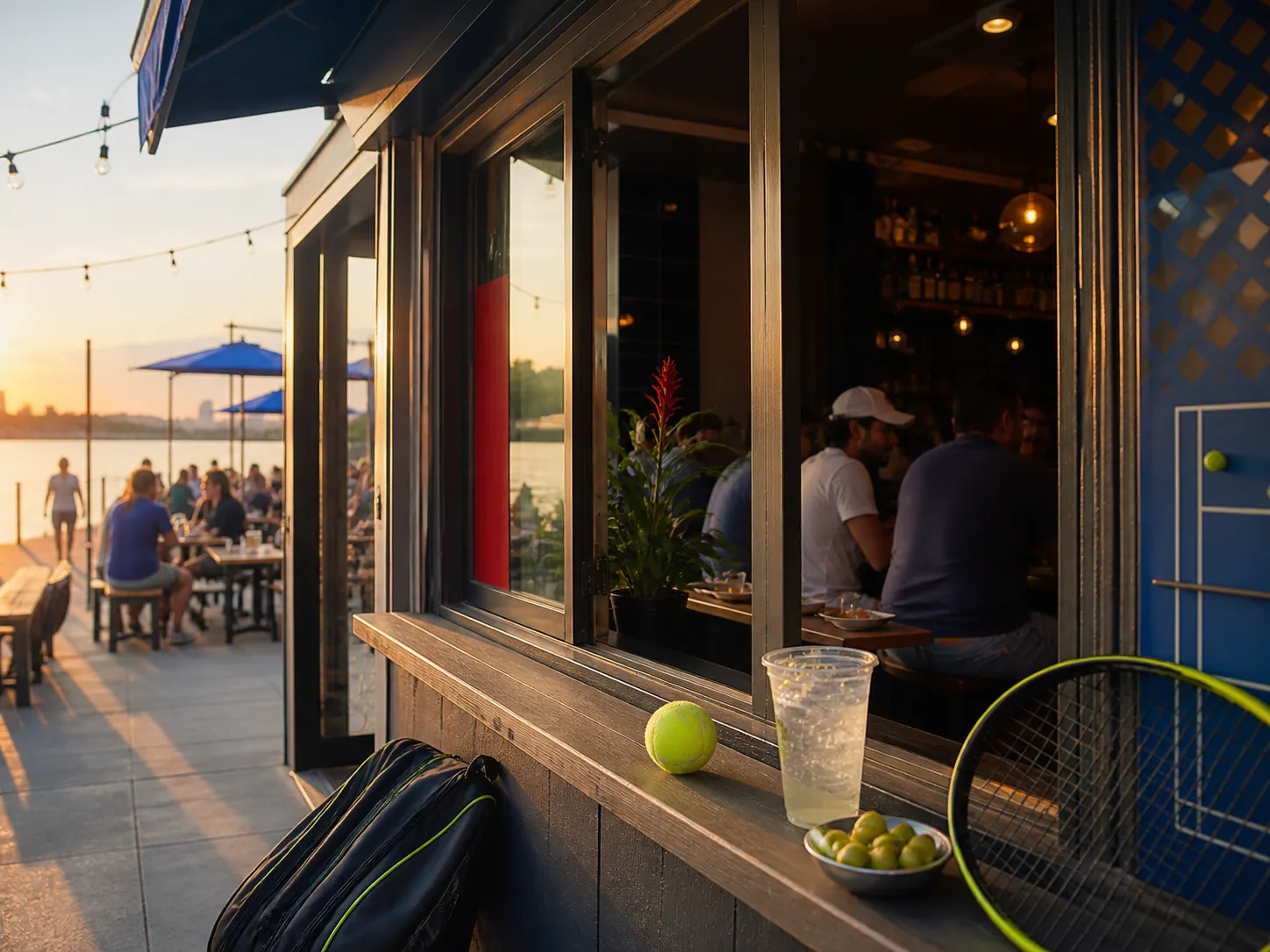 A bright Queens local-life scene connected to Jason Arday Near US Open 2026: Waterfront Sunset Detours Before Tennis.
