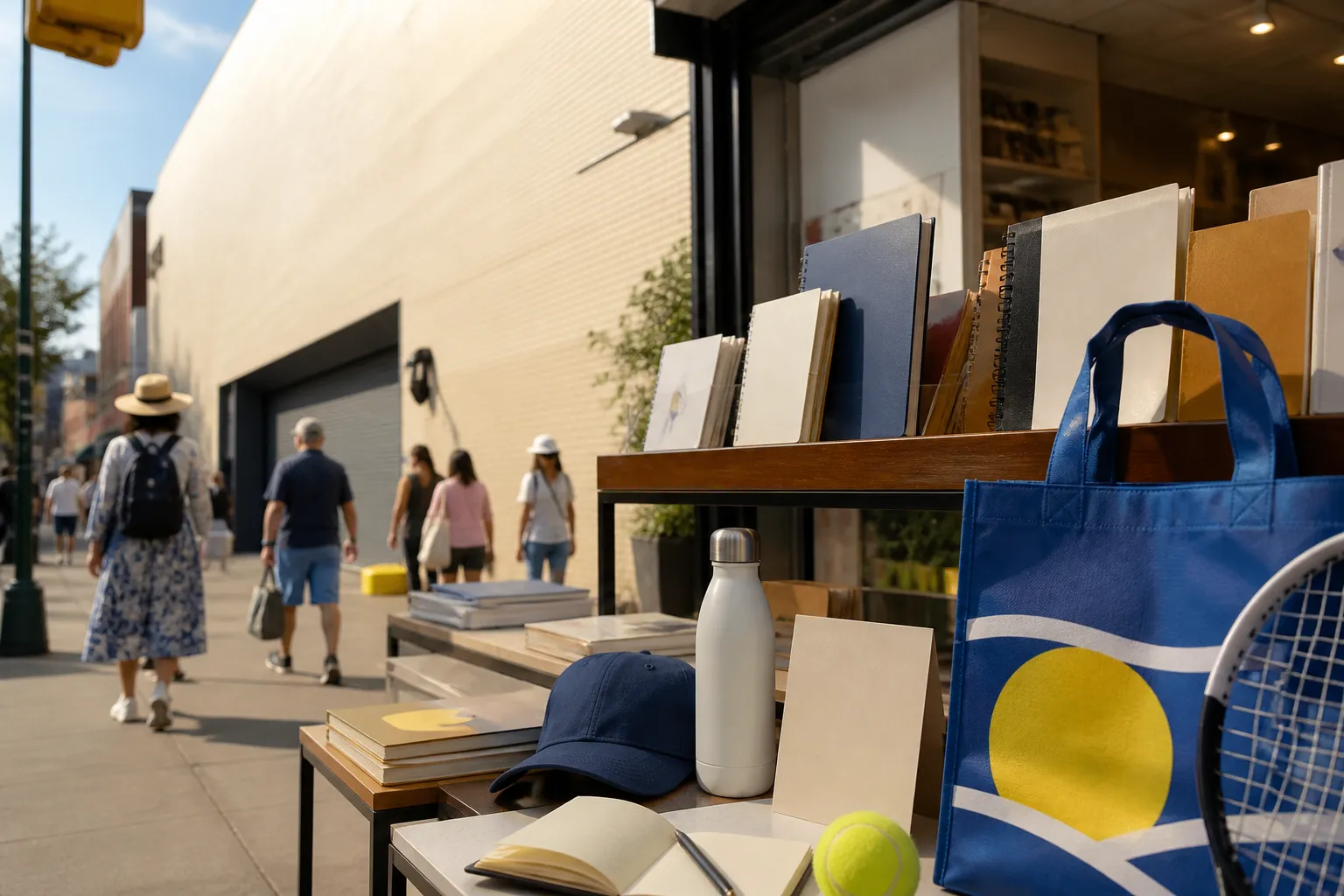 A bright Queens local-life scene connected to Anamaria Goltes Style Stationery Boutiques Near 2026 US Open Queens.