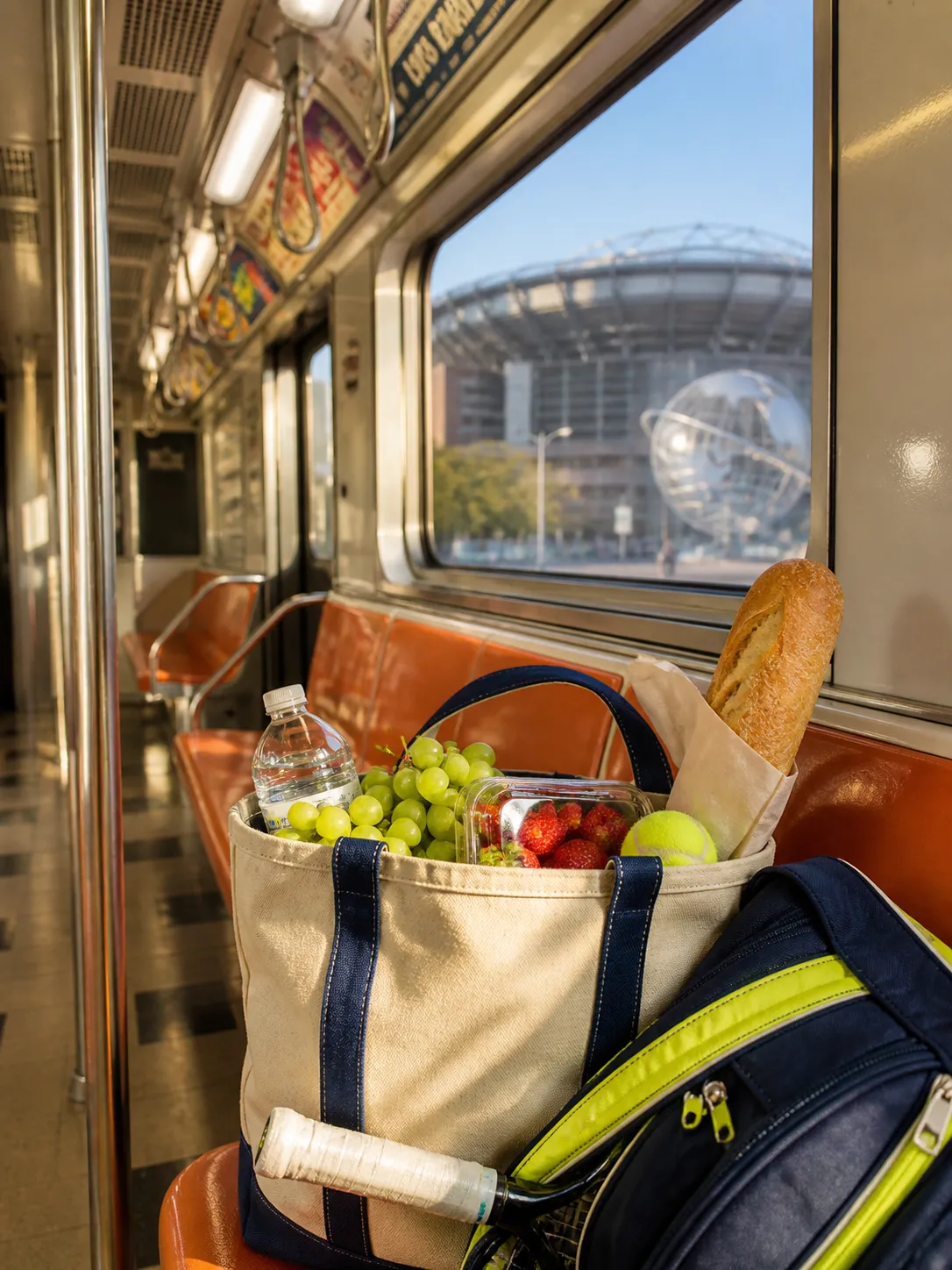 A bright Queens local-life scene connected to Kyler Murray Near US Open 2026: Budget Grocery Picnic Planning In Queens.