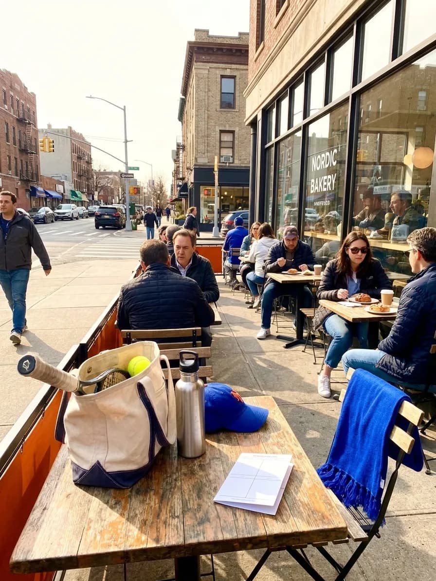 A bright Queens local-life scene connected to Twins vs Mariners Watch: NYC Scandinavian Bakeries During US Open.