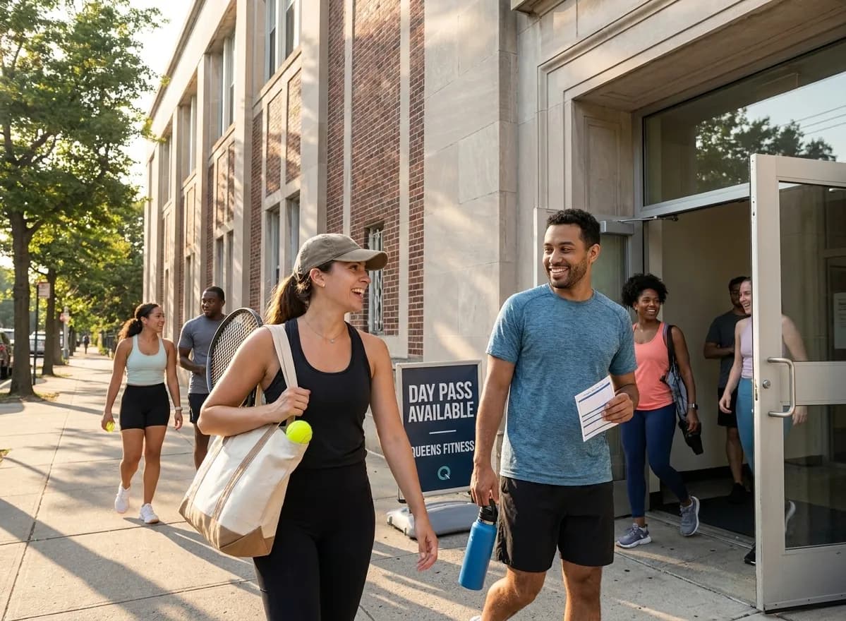 A bright Queens local-life scene connected to Travis Kelce Physical Appearance Fitness: Queens Gyms Near US Open Venue.