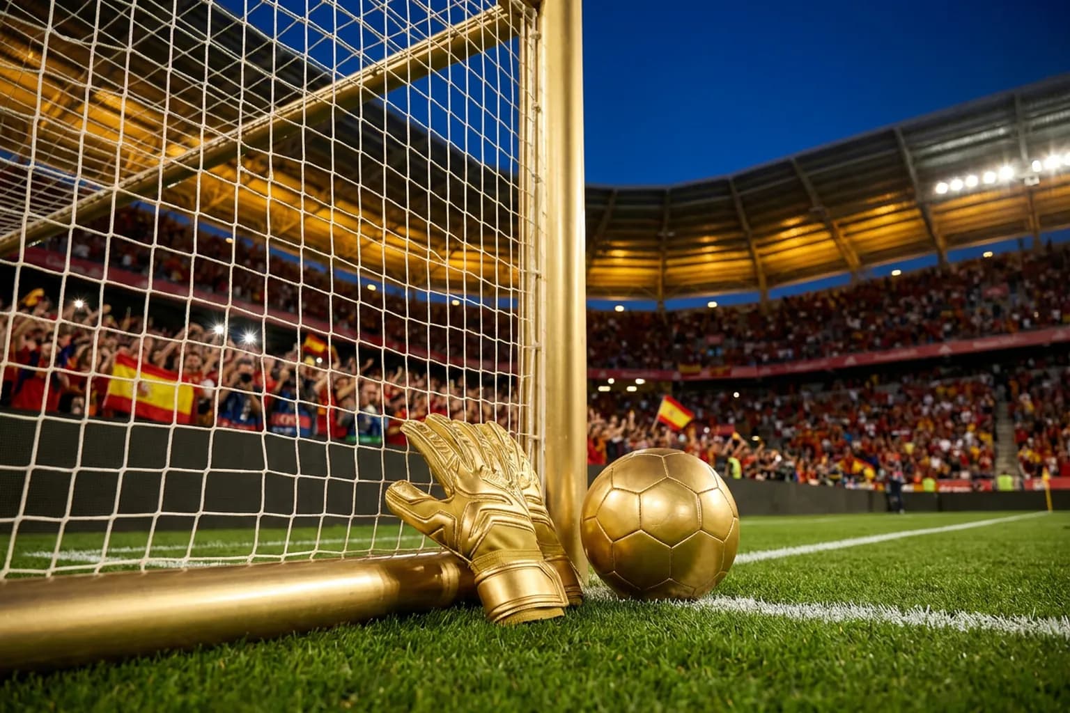 Bright World Cup match-day scene in East Rutherford · New York City · North America.