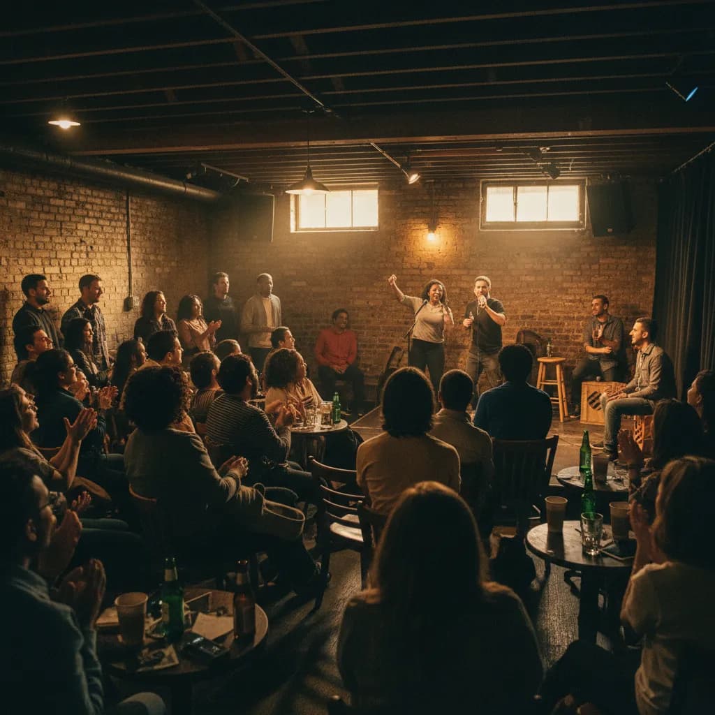 Greenwich Village Basement Comedy Clubs You Find by Accident - cover image