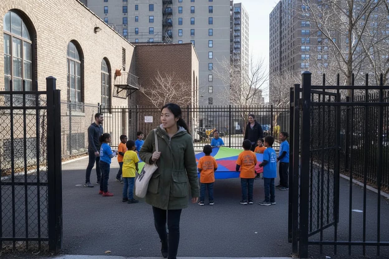 NYC experience scene for Union Settlement Youth Center: East Harlem After-School Fit Check