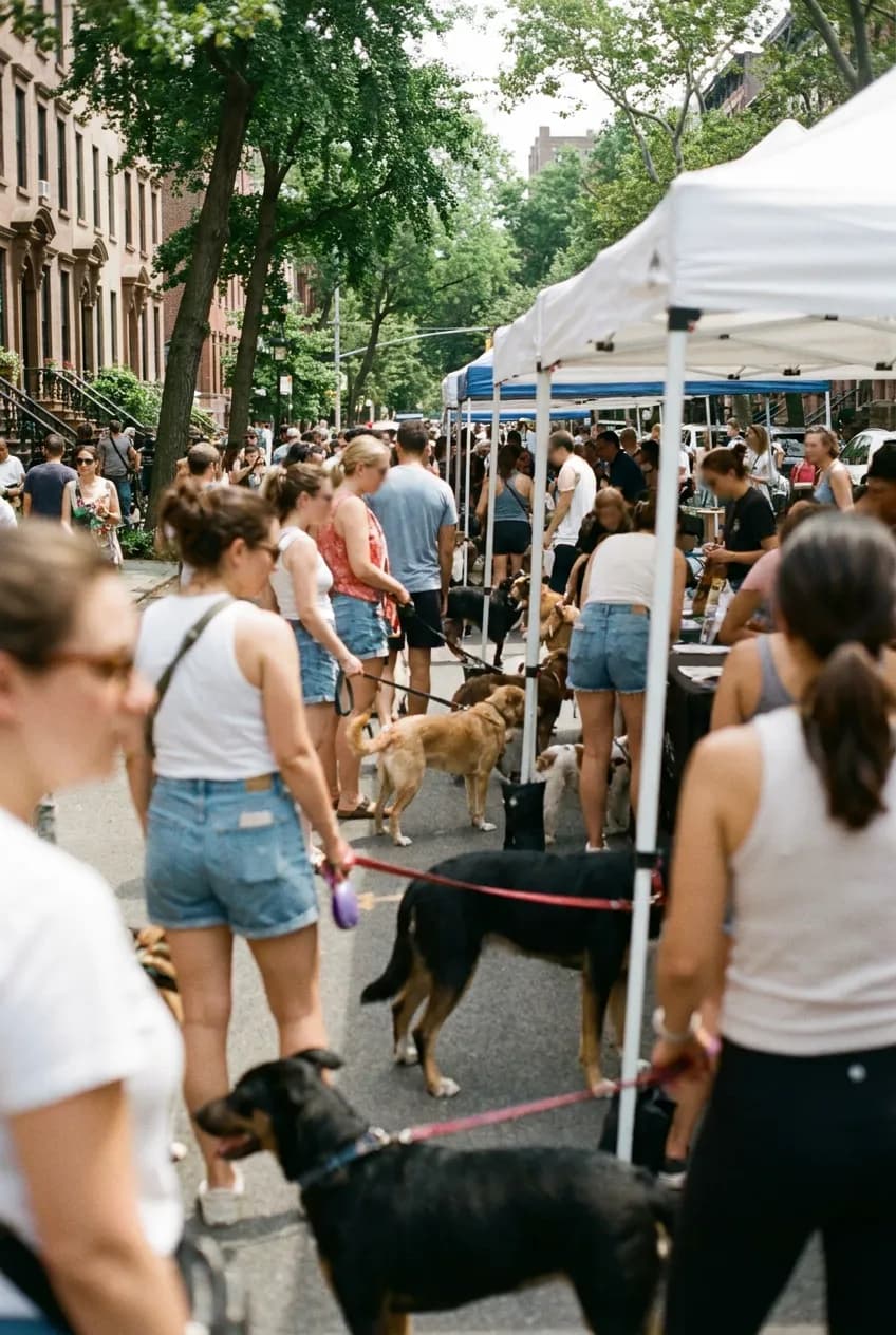 Free dog adoption event in New York City