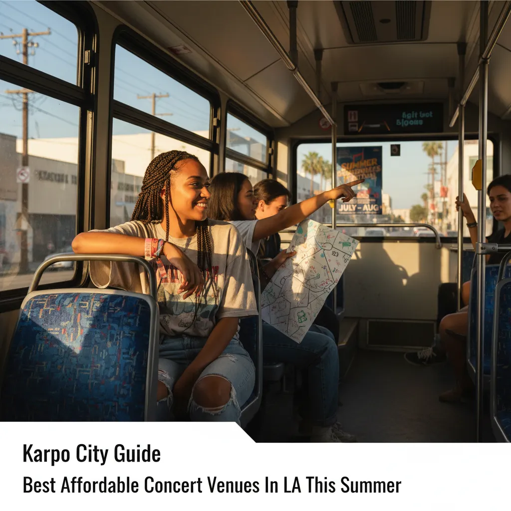 Editorial scene for Best Affordable Concert Venues In LA This Summer in LA.