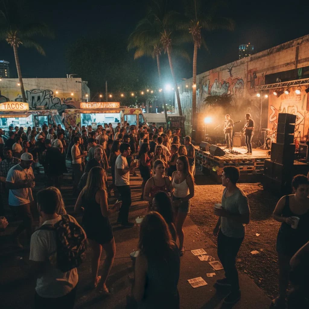 Editorial scene for Best Affordable Concert Venues In Miami This Summer in Miami.