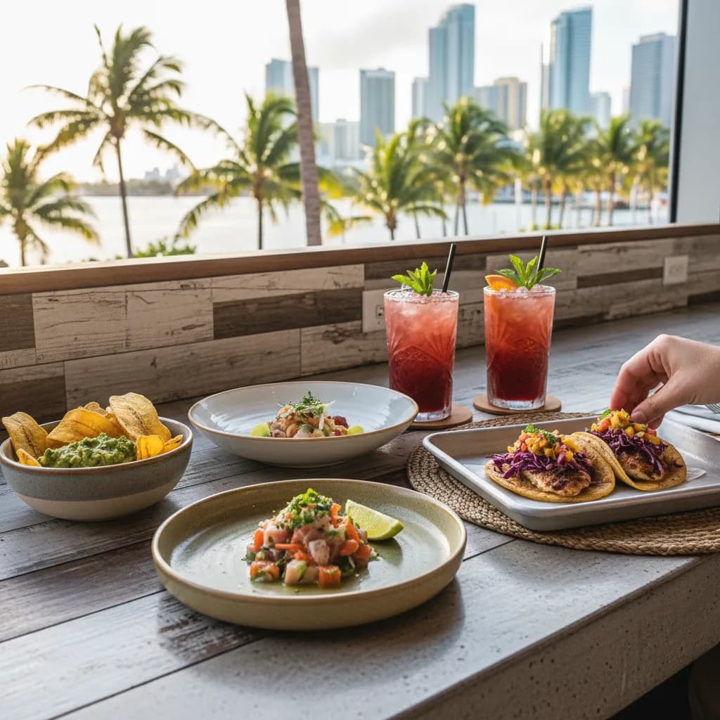Editorial scene for Best Bayfront Park Plans With Food Stops in Miami.