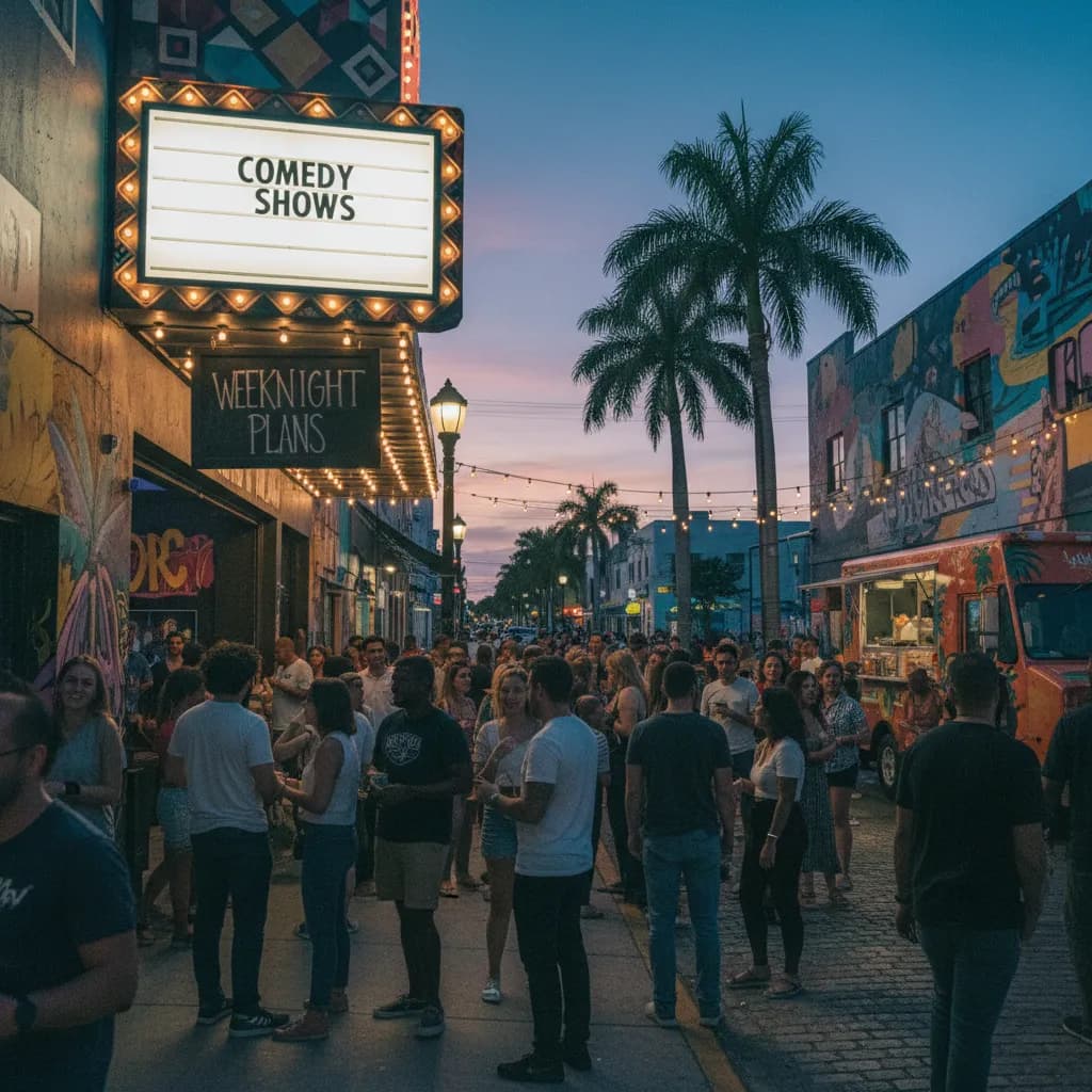 Local route detail for Best Comedy Shows In Miami For Weeknight Plans in Miami.