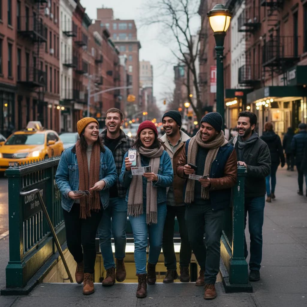 Editorial scene for Best Comedy Shows In NYC For Weeknight Plans in NYC.