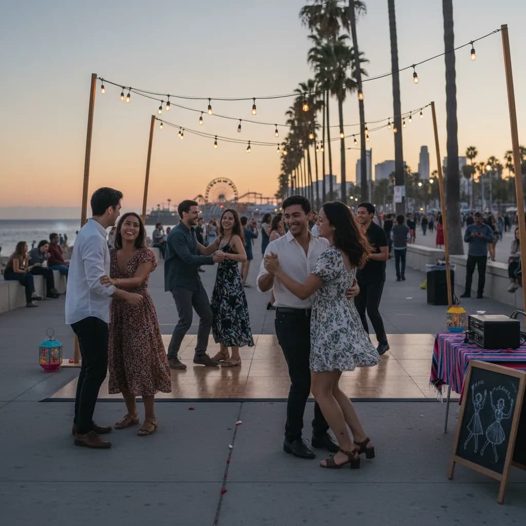 Editorial scene for Best Dance Nights In LA For Beginner-Friendly Fun in LA.