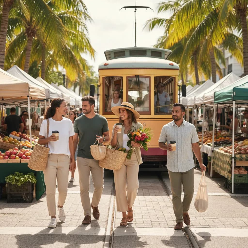 Editorial scene for Best Farmers Markets In Miami For Weekend Mornings in Miami.