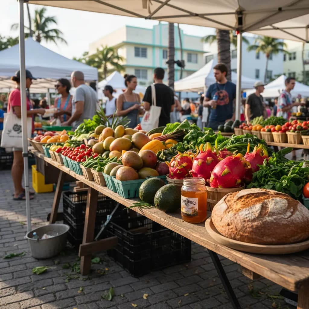 Local route detail for Best Farmers Markets In Miami For Weekend Mornings in Miami.