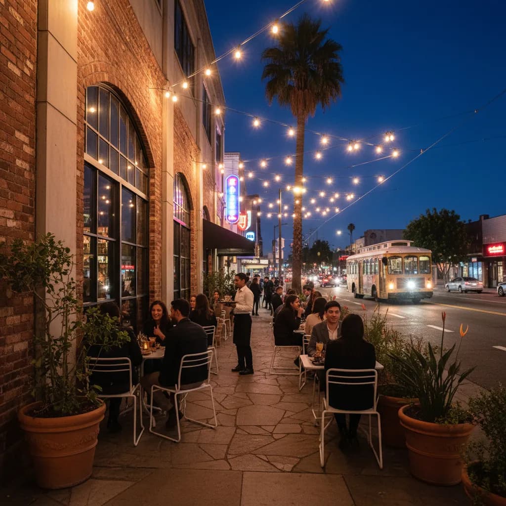Editorial scene for Best First Date Bars In LA This Week in LA.