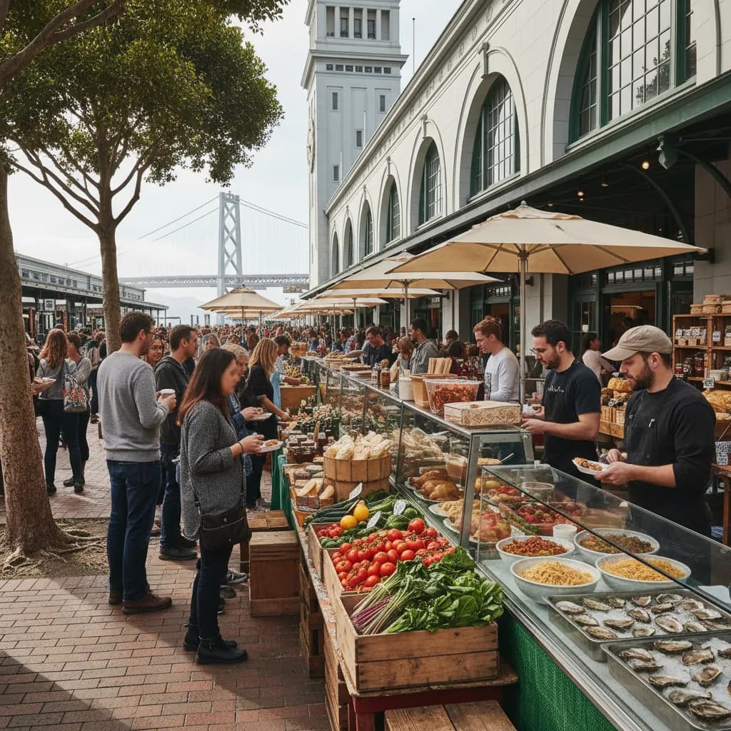 Cover image for Best Food Markets In SF For Casual Weekend Grazing in SF.