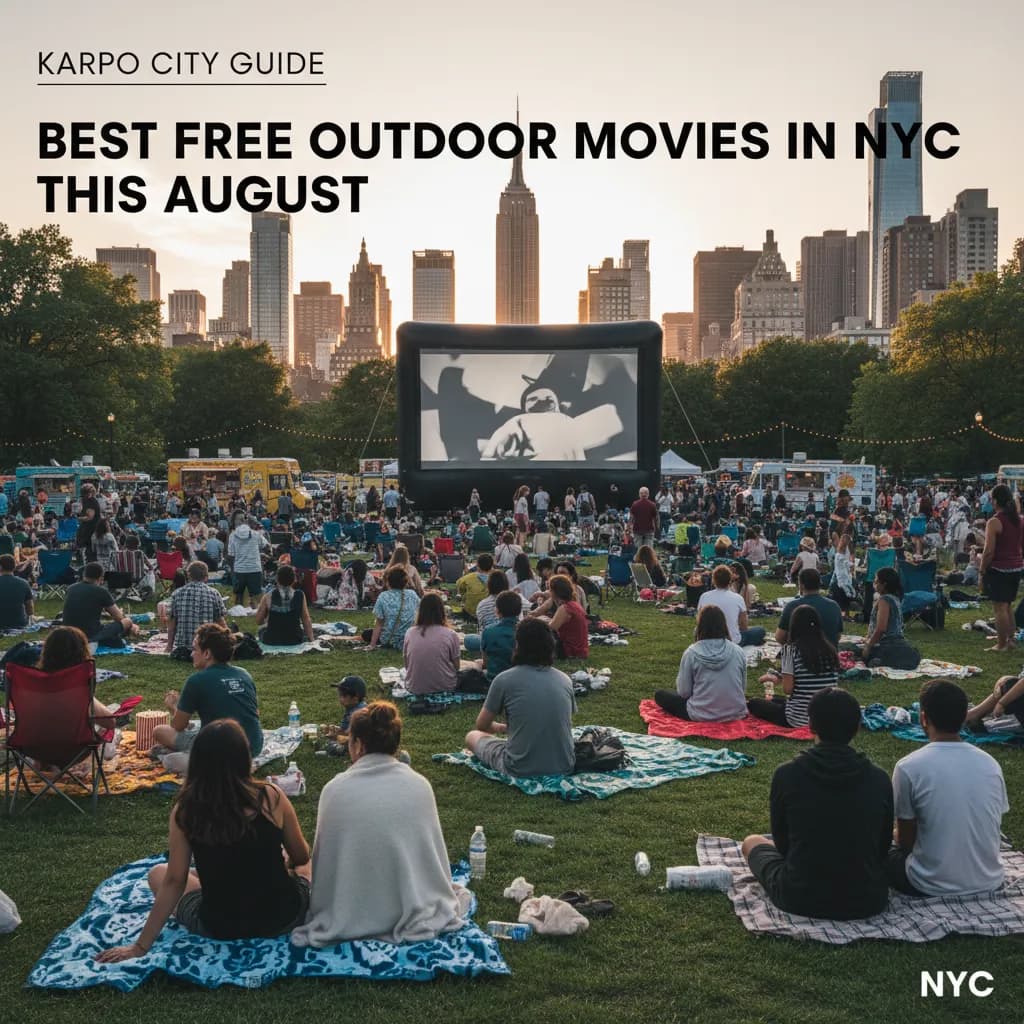 Local route detail for Best Free Outdoor Movies In NYC This August in NYC.