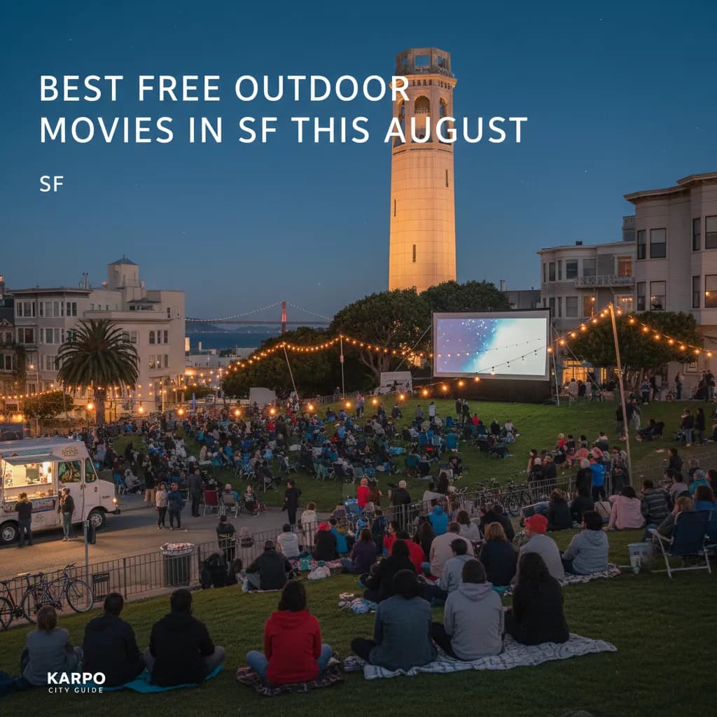 Local route detail for Best Free Outdoor Movies In SF This August in SF.