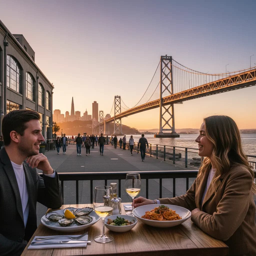 Editorial scene for Best Hayes Valley Dinner Plans Before A Show in SF.