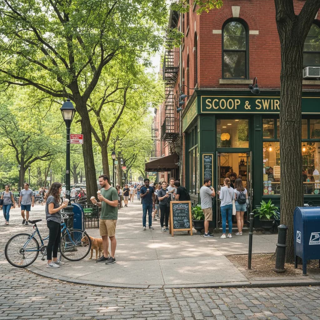 Local route detail for Best Ice Cream In NYC After Park Days in NYC.