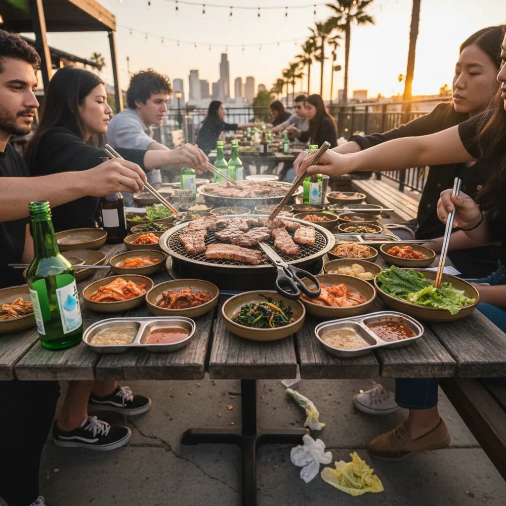Cover image for Best Korean BBQ In LA For Casual Group Dinners in LA.