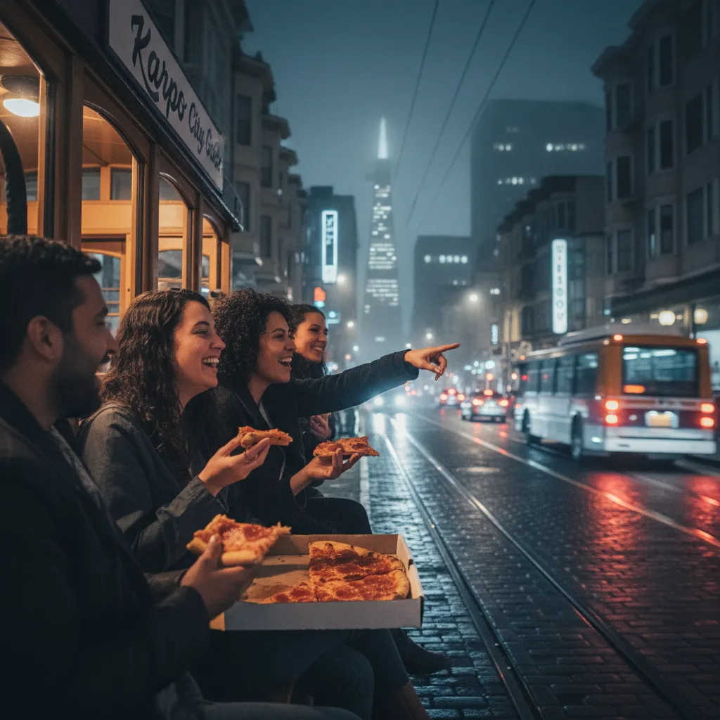 Editorial scene for Best Late-Night Pizza In SF By Neighborhood in SF.