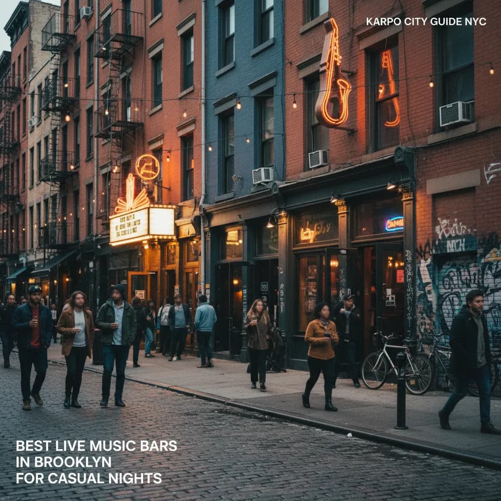 Cover image for Best Live Music Bars In Brooklyn For Casual Nights in NYC.