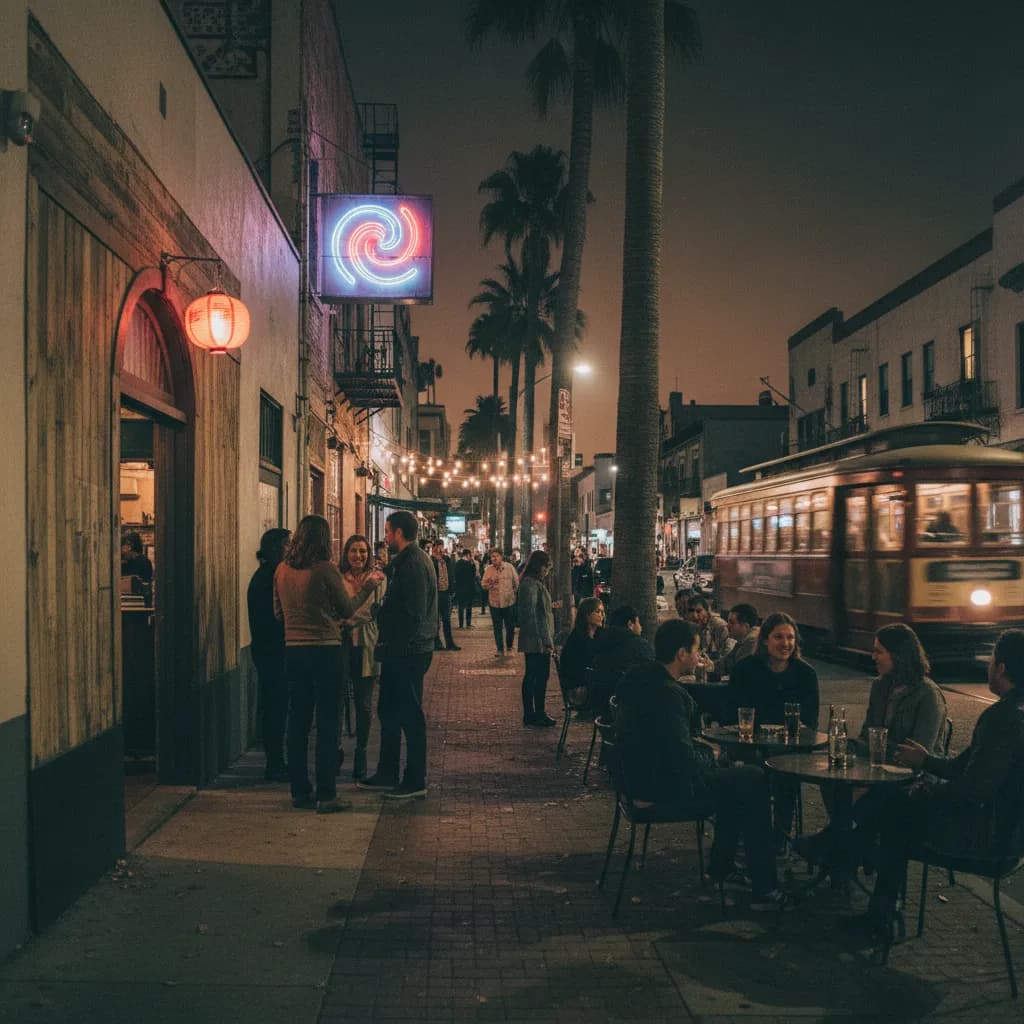 Local route detail for Best Low-Key Bars In LA For Weeknight Plans in LA.