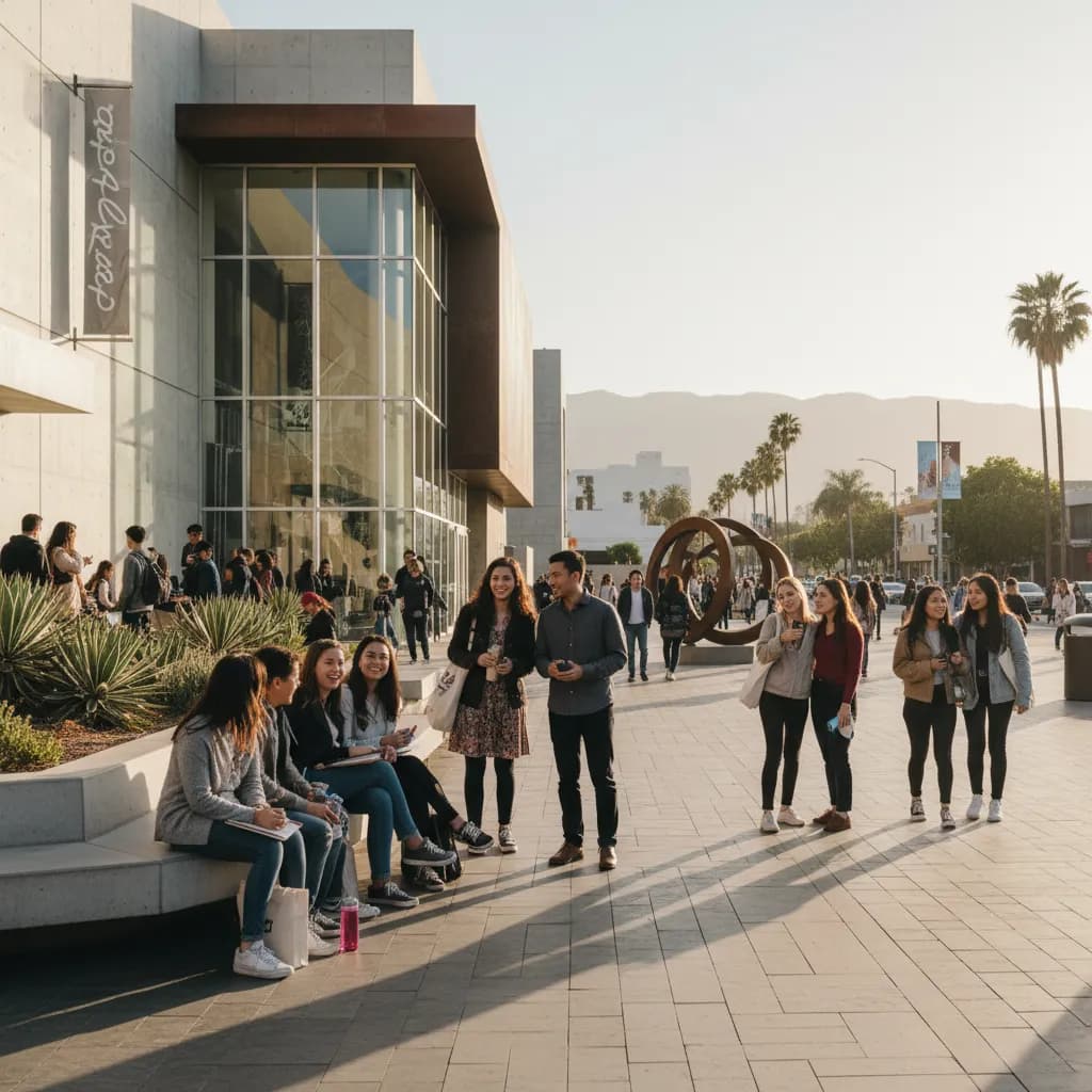Local route detail for Best Museums In Los Angeles For Cheap Weekend Visits in LA.