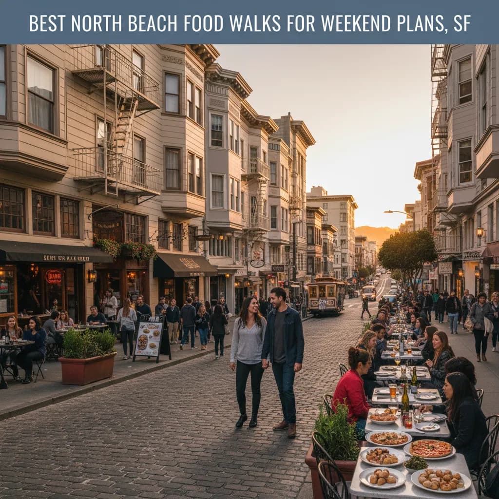 Local route detail for Best North Beach Food Walks For Weekend Plans in SF.