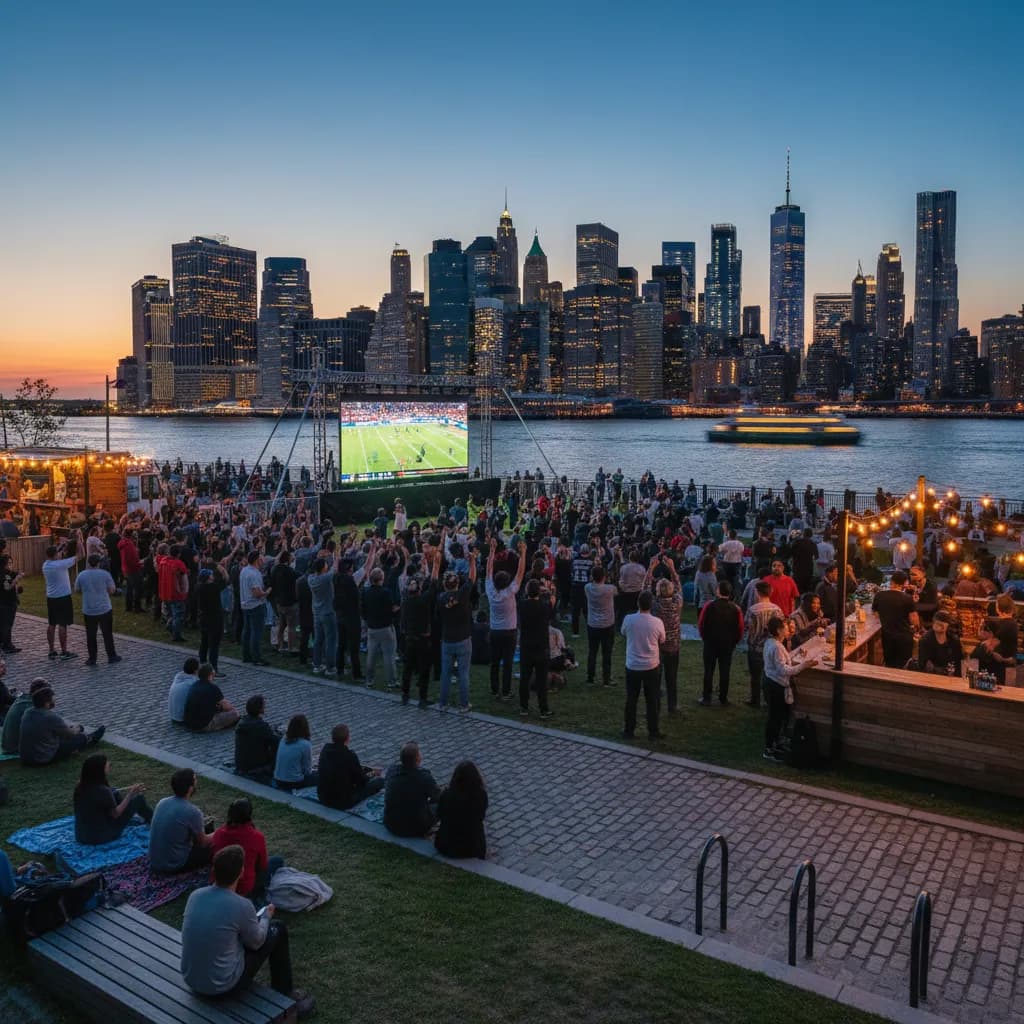 Editorial scene for Best Outdoor Things To Do In NYC After Work in NYC.