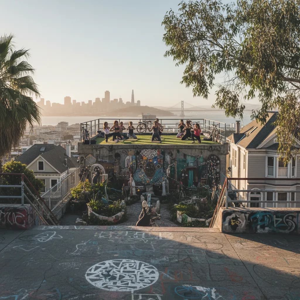 Local route detail for Best Outdoor Things To Do In SF After Work in SF.