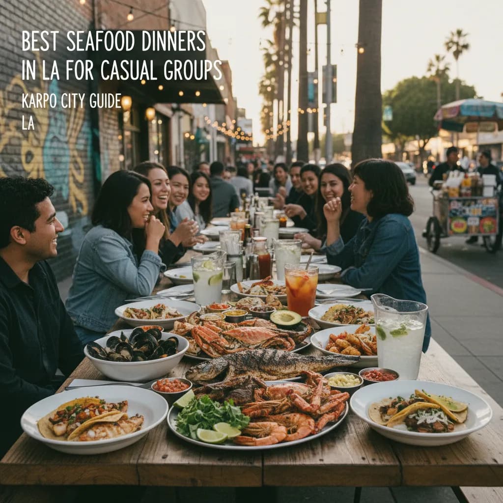 Cover image for Best Seafood Dinners In LA For Casual Groups in LA.