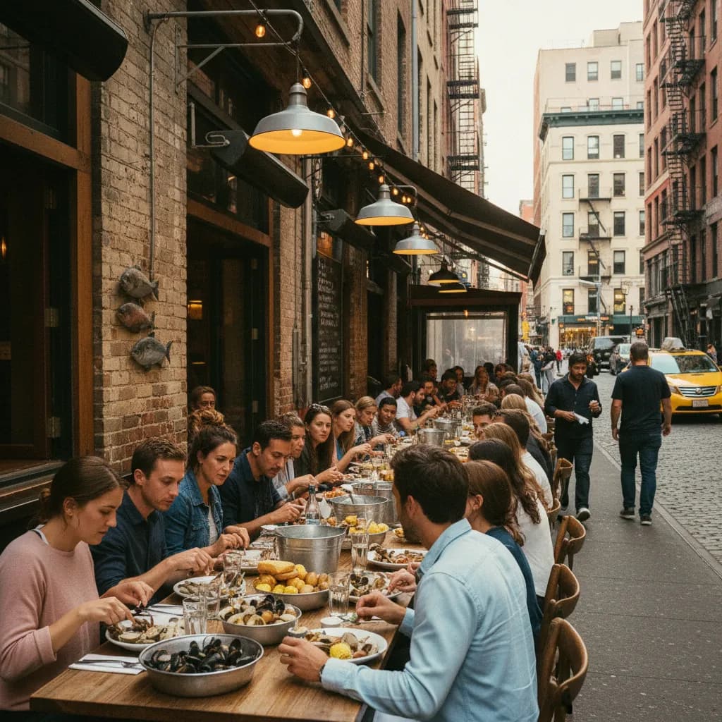 Cover image for Best Seafood Dinners In NYC For Casual Groups in NYC.