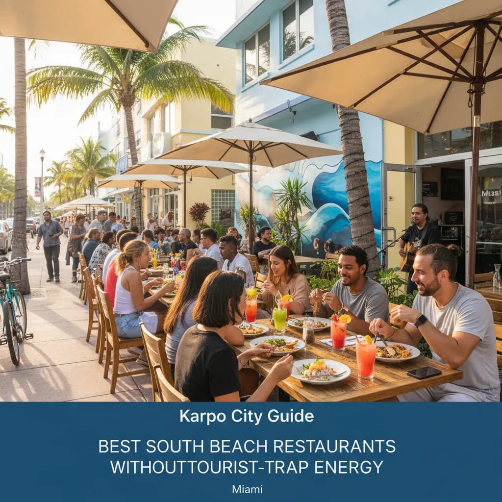 Cover image for Best South Beach Restaurants Without Tourist-Trap Energy in Miami.