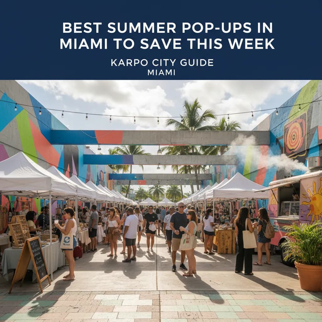 Cover image for Best Summer Pop-Ups In Miami To Save This Week in Miami.