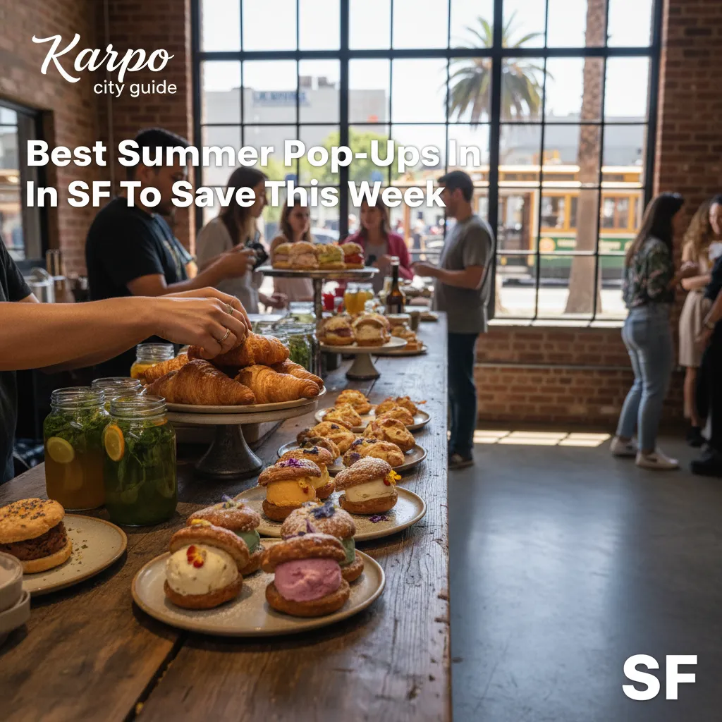 Editorial scene for Best Summer Pop-Ups In SF To Save This Week in SF.