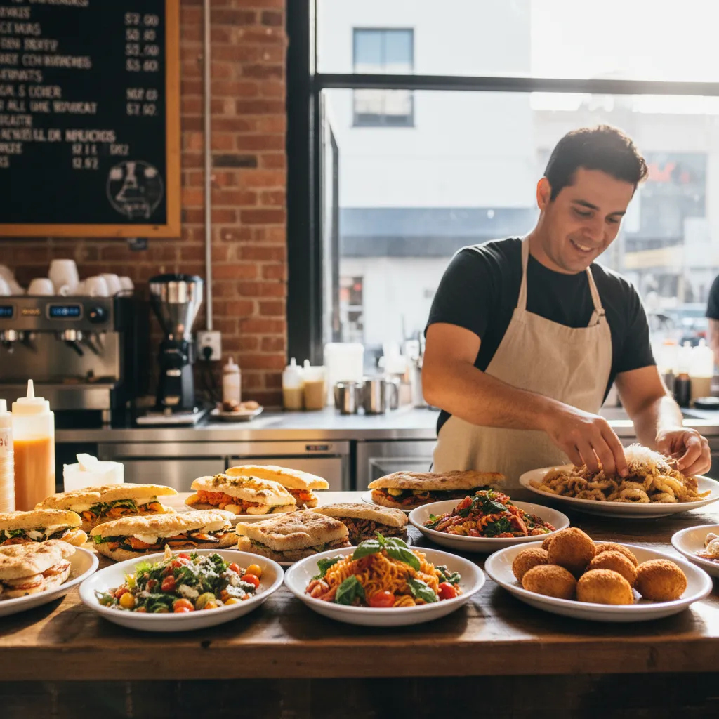 Editorial scene for Best Venice Food Stops For Weekend Walks in LA.