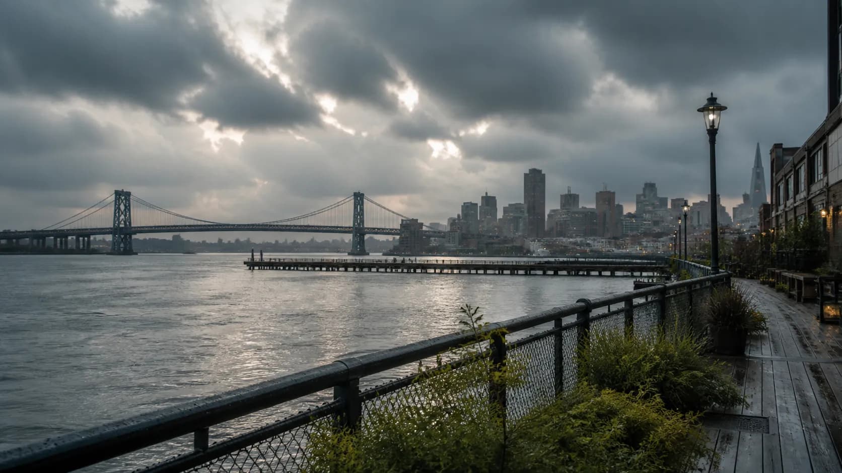 Realistic city scene for How to Turn storm Into a Real NYC Night