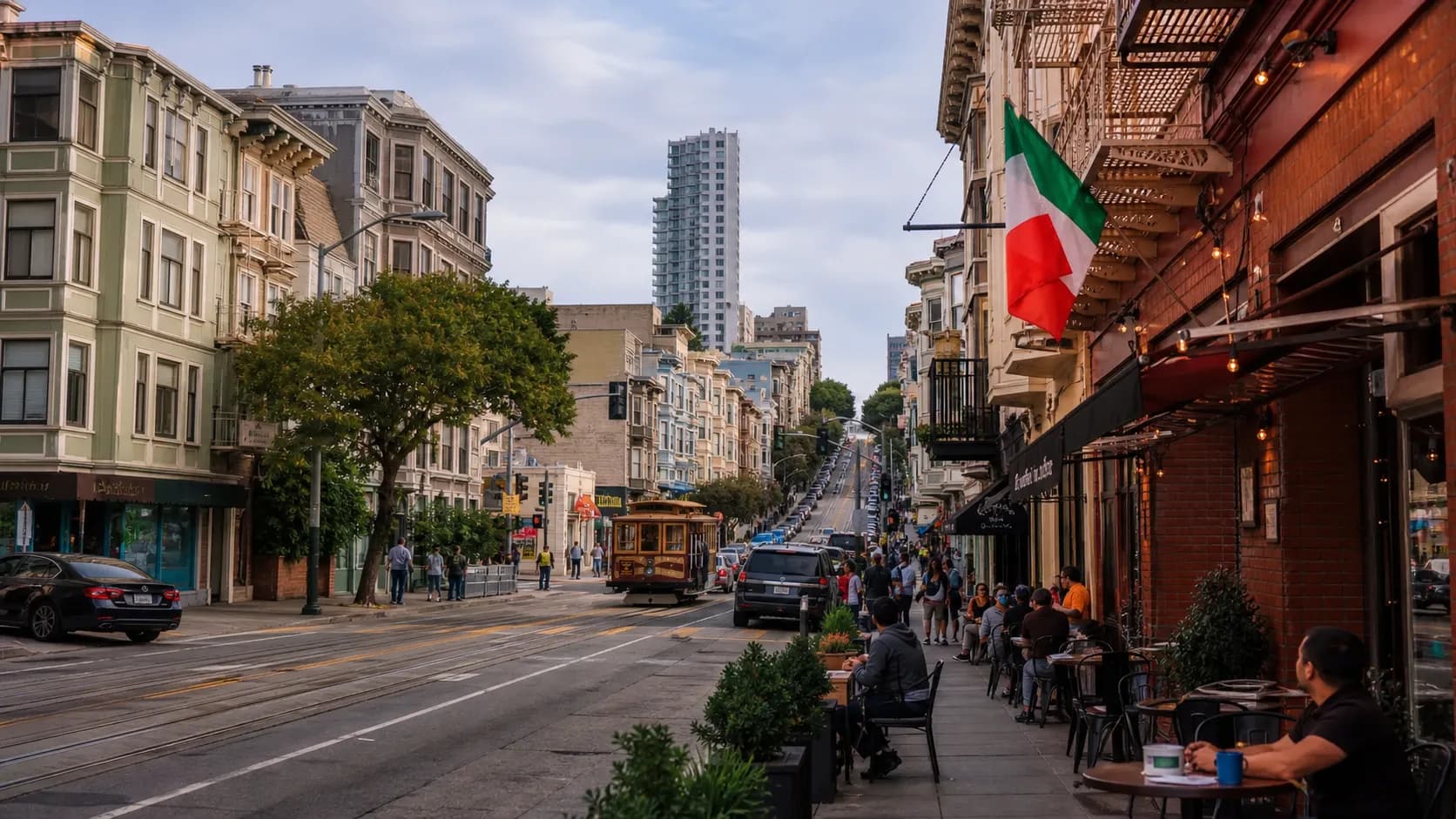 Realistic city scene for A Low-Friction San Francisco Route Around inter miami - león?