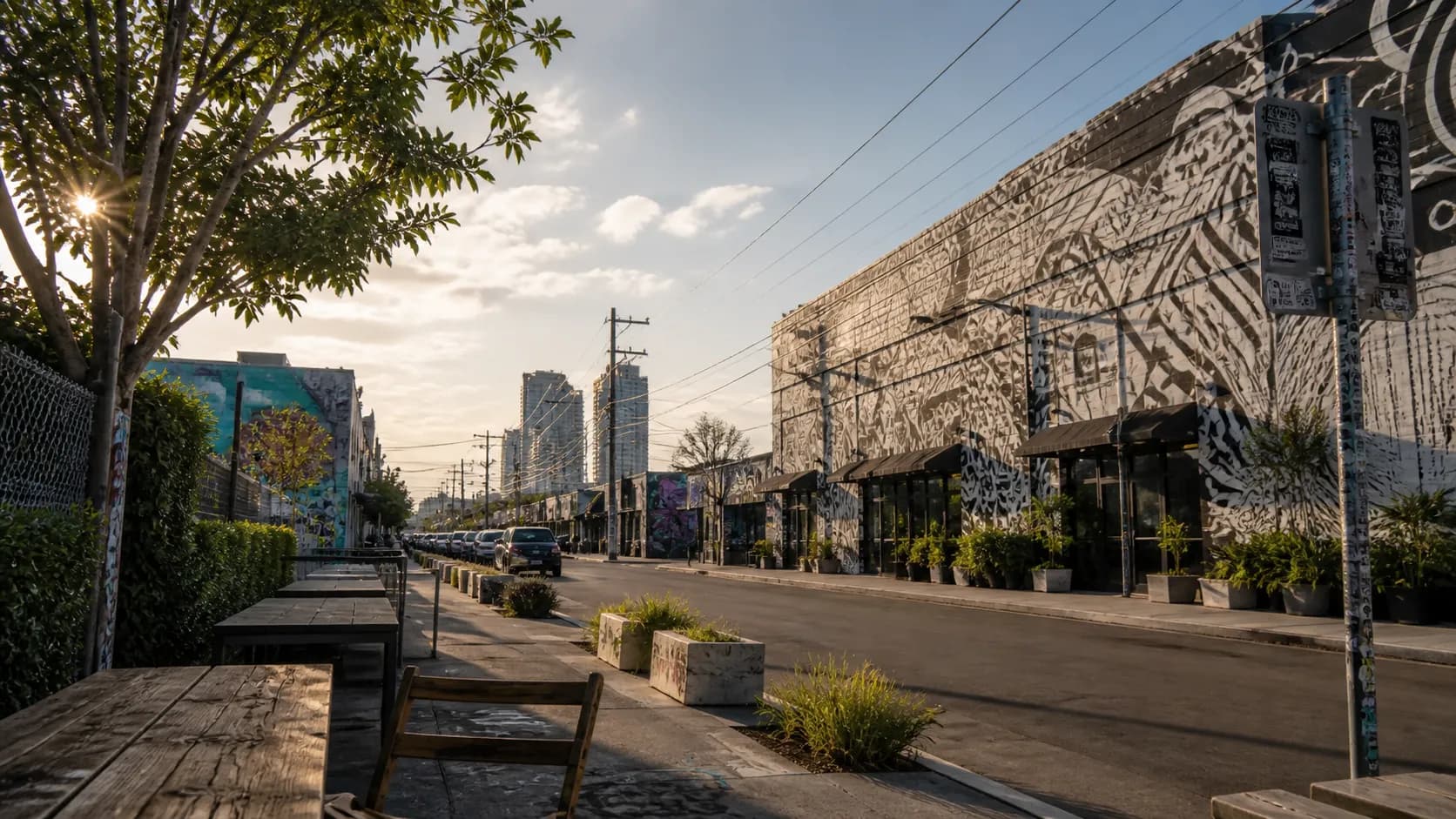 Realistic city scene for Where ben jones Meets a Better Miami Afternoon