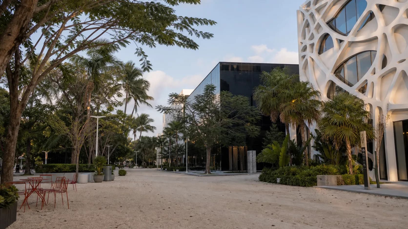 Realistic city scene for 2026 super el nino forecast: A Different Design District Plan in Miami
