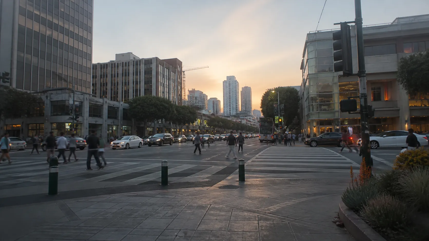 Realistic city scene for Where cruzeiro vs flamengo Meets a Better Los Angeles Afternoon