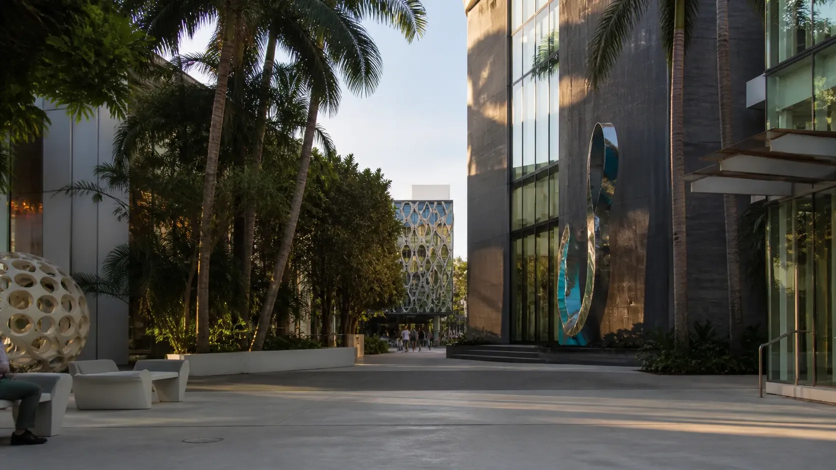 Realistic city scene for rangers: A Different Design District Plan in Miami