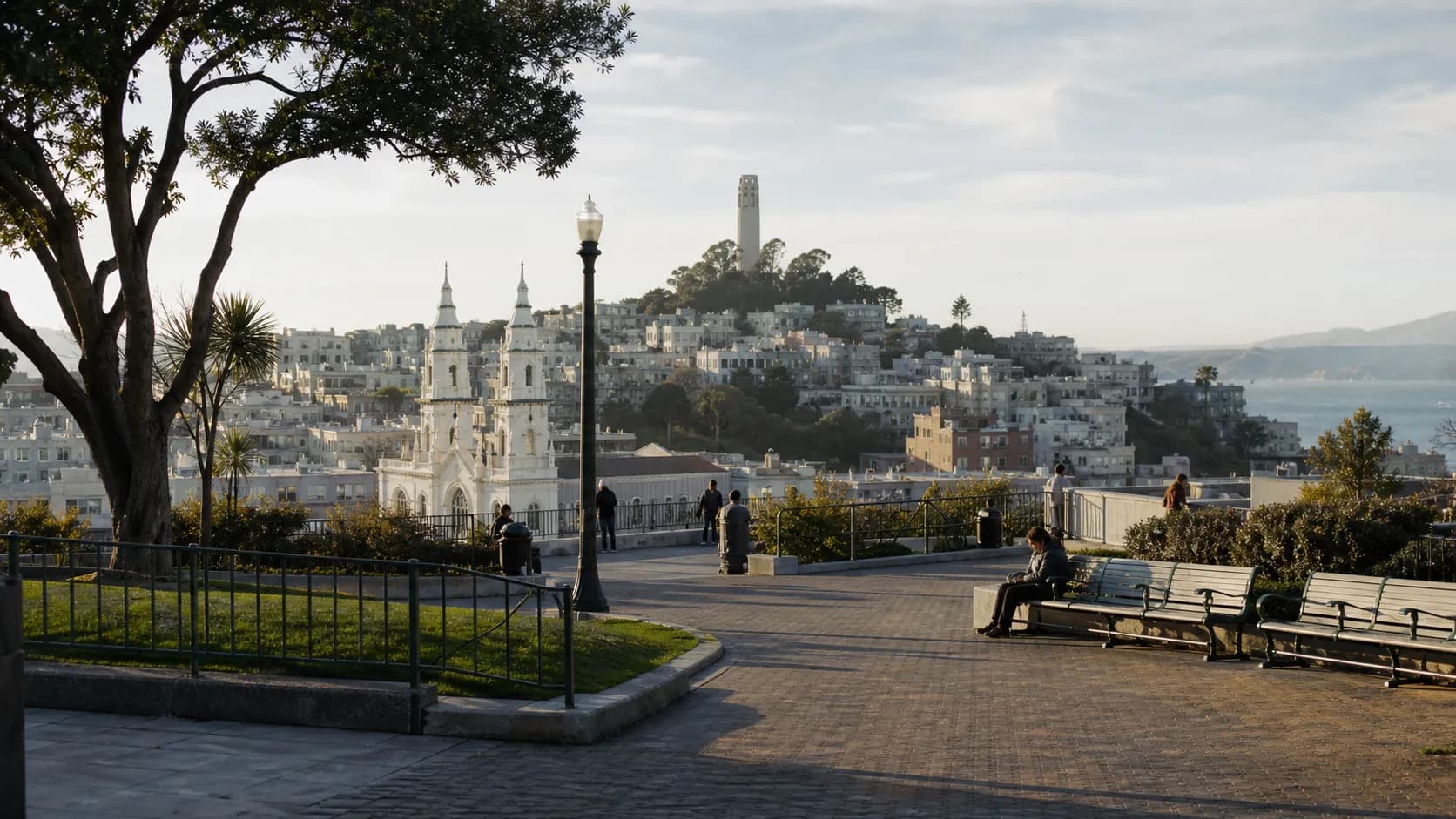Realistic city scene for orioles vs twins: A Different North Beach Plan in San Francisco