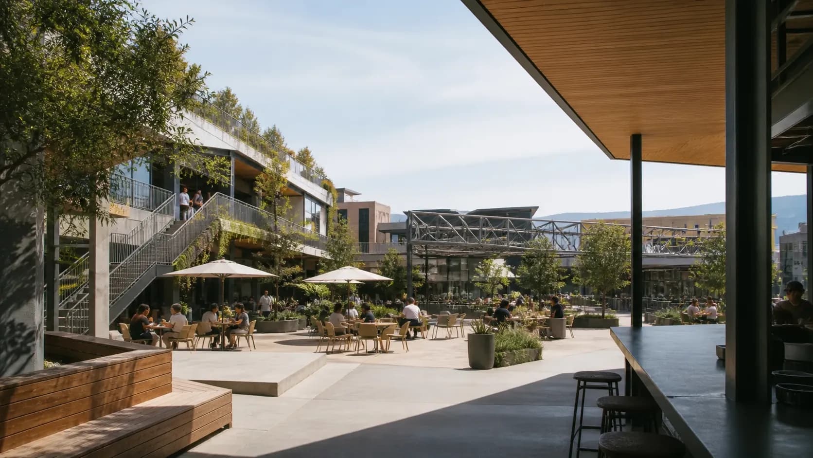 Realistic city scene for trump approval: A Different Culver City Plan in Los Angeles