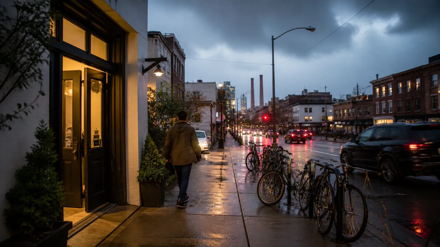 Realistic city scene for How to Turn storm Into a Real NYC Night image 3