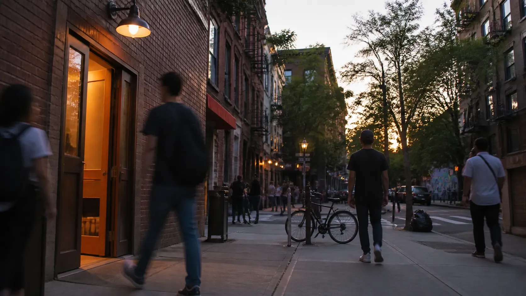 Realistic city scene for braves vs yankees: A Different Lower East Side Plan in NYC image 3